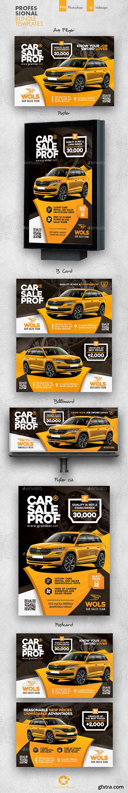 GraphicRiver - Car Sales Business Card Templates 28250549