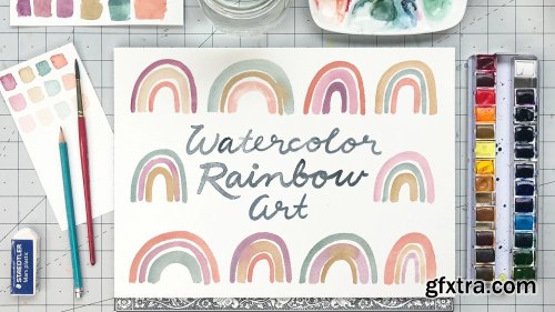 Watercolor Rainbow Art - for Beginners