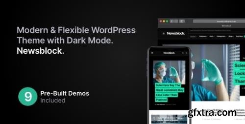 ThemeForest - Newsblock v1.0.9 - News & Magazine WordPress Theme with Dark Mode - 26821869 - NULLED