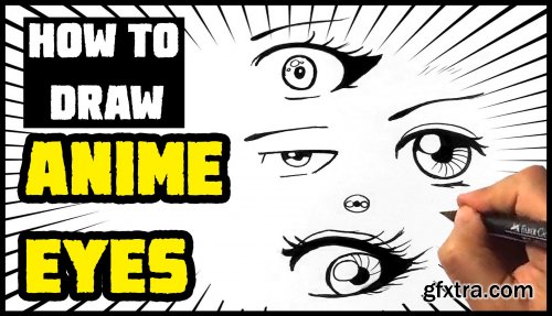 How to Draw Anime Eyes - For Beginners