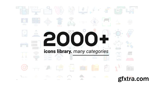 Videohive 2000+ Animated Icons Library 29590771