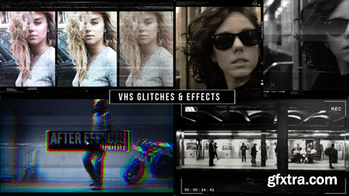 Videohive VHS Glitches Music Video 23435955