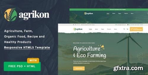 ThemeForest - Agrikon v1.0 - HTML Template For Agriculture Farm & Farmers - 29895652
