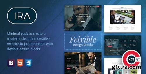 ThemeForest - Creative One Page HTML Template - IRA v0.2 - 21589502