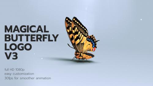 MotionArray - Magical Butterfly Logo V3 - 892644