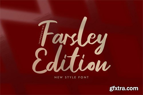 Farsley Edition New Style Font