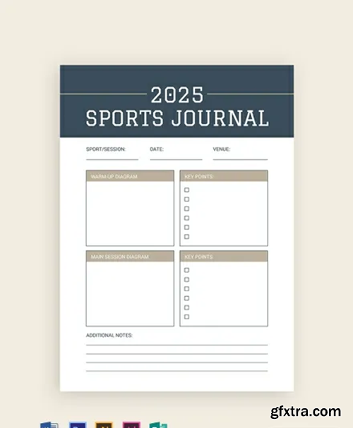 Premium Sports Journal Template