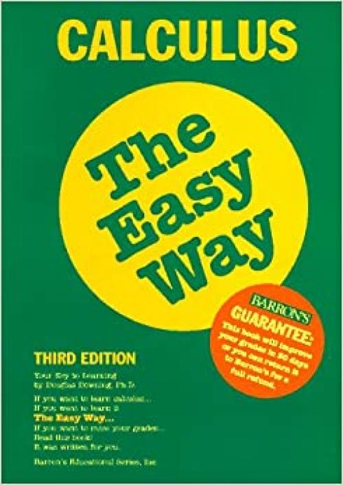 Calculus the Easy Way (Easy Way Series)