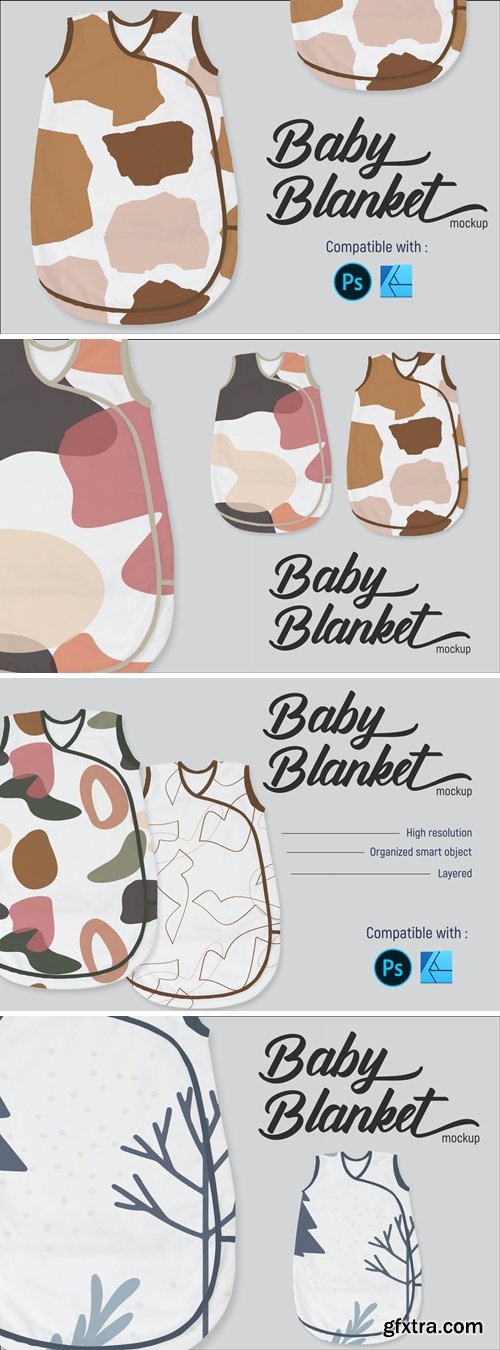 Baby blanket | Mockup