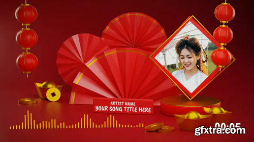 Videohive Chinese Music and Podcast Visual 30198321
