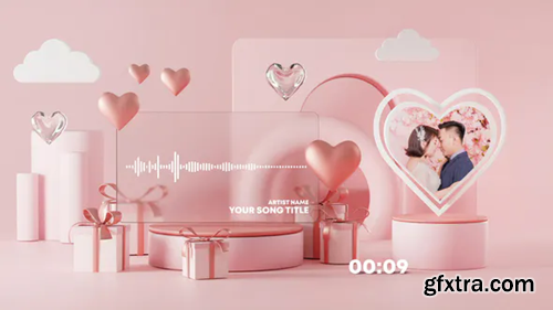 Videohive Valentine Music and Podcast Visualizer 30203365
