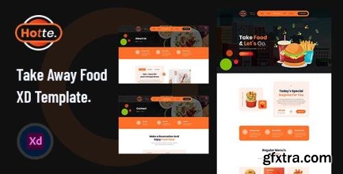 ThemeForest - Hotte v1.0 - Take Away Food XD Template - 28285737