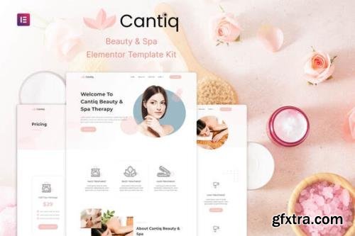 ThemeForest - Cantiq v1.0.0 - Beauty Spa Salon Therapy Elementor Template Kit - 30821361