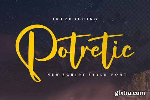 Potretic New Script Style Font