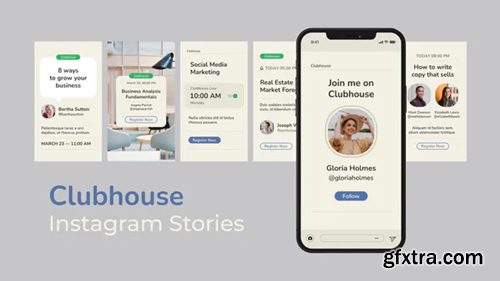 Videohive Clubhouse Instagram Stories 31252148