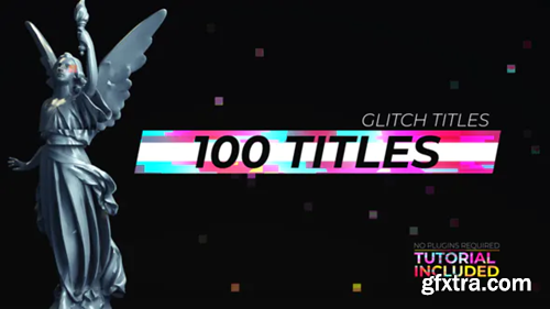 Videohive 100 Glitch Titles 23022174