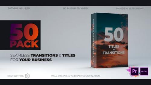 Videohive - Unique Typography Transitions MOGRT - 23429297