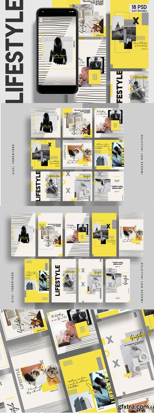 YellowImages - LIFESTYLE Modern Instagram Template - 83662