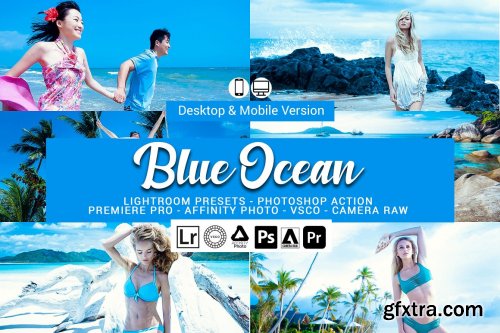 CreativeMarket - Blue Ocean Lightroom Presets 5156440