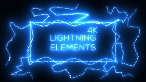 Videohive - 4k Lightning Elements - 32506176