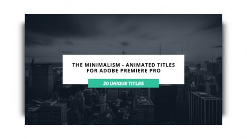 Videohive - The Minimalist - Animated Titles for Premiere Pro - 23073023
