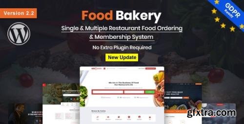 ThemeForest - FoodBakery v2.2 - Food Delivery Restaurant Directory WordPress Theme - 18970331 - NULLED