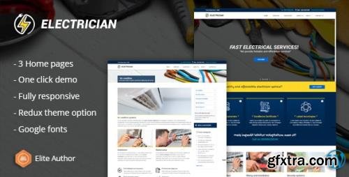 ThemeForest - Electrician v1.0 - Electrical And Repair Service WordPress Theme (Update: 6 June 21) - 20599613