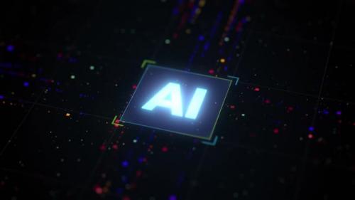 Videohive - AI Artificial intelligence Core concept - 32985483
