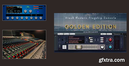 AlexB Modern Flagship Console Golden Edition Nebula 4 Library
