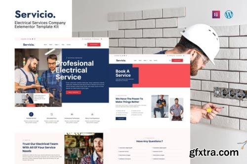 ThemeForest - Servicio v1.0.0 - Electrician & Electrical Services Template Kit - 33107659