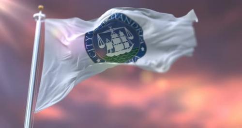 Videohive - Alexandria City Flag, Virginia, United States - 33226223