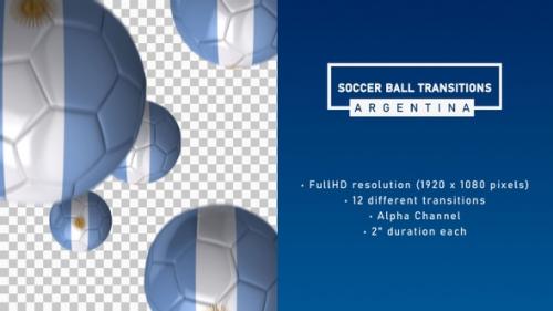 Videohive - Soccer Ball Transitions - Argentina - 33226828
