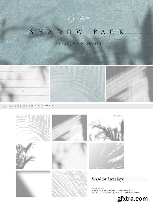 Shadow Overlay Bundle - Beach Series
