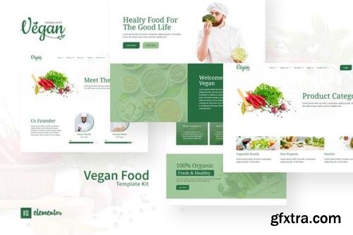 ThemeForest - Vegan v1.0.0 - Restaurant Elementor Template Kit - 33347258