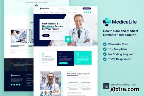 ThemeForest - MedicaLife v1.0.0 - Health Care & Medical Elementor Template Kit - 33340582