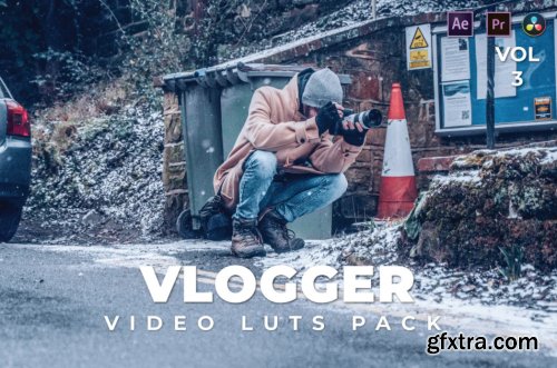 Vlogger Pack Video LUTs Vol.3