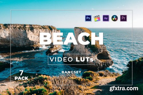 Bangset Beach Pack 7 Video LUTs