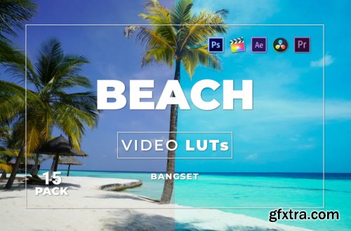Bangset Beach Pack 15 Video LUTs