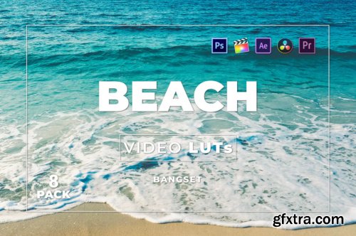 Bangset Beach Pack 8 Video LUTs
