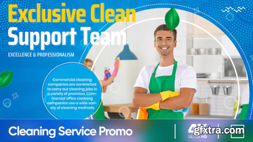 Videohive Cleaning Service Promo 33649272