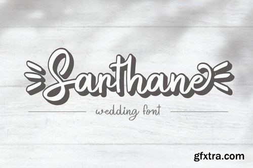Sarthane - Wedding Font