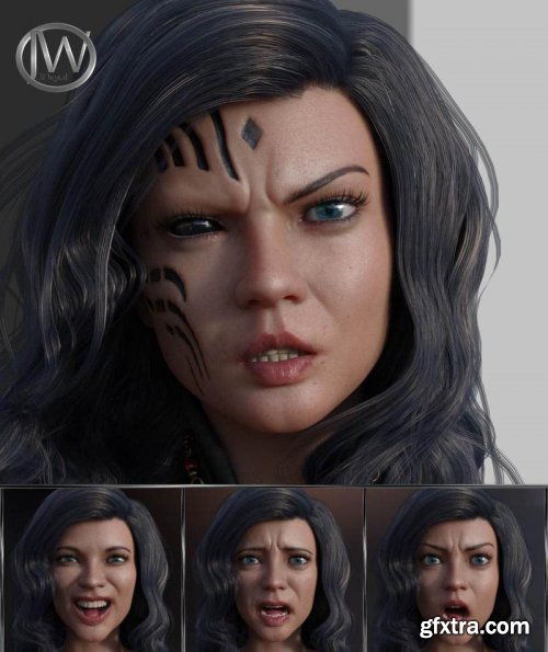 Unique and Special – Expressions for Genesis 8 Female and Zelara 8