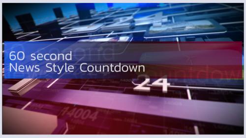 Videohive - News Style Countdown Timer - 33961039