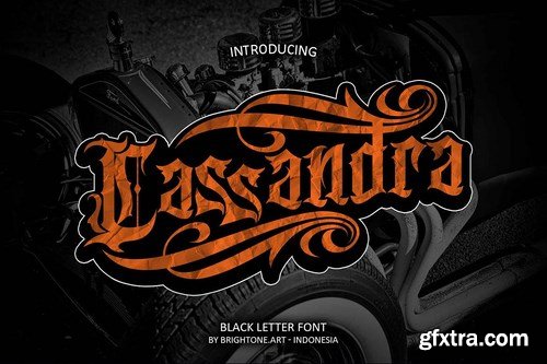 Cassandra - Tattoo Blackletter