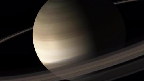 Videohive - Concept 6-UR1 View of the Realistic Planet Saturn - 34162296