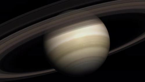 Videohive - Concept 2-UR1 View of the Realistic Planet Saturn - 34162298