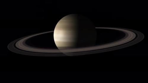 Videohive - Concept 11-UR1 View of the Realistic Planet Saturn - 34162299