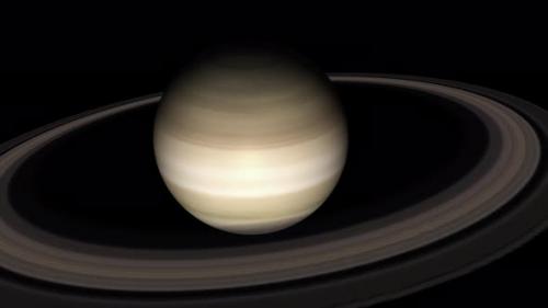 Videohive - Concept 7-UR1 View of the Realistic Planet Saturn - 34162300