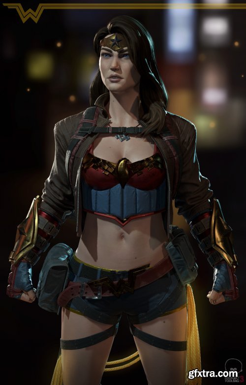 Wonder Woman Undersuit 3D Model