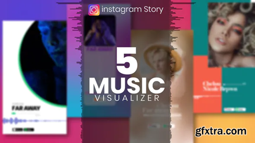 Videohive Music Visualizer Template Pack for Instagram Story 33755841